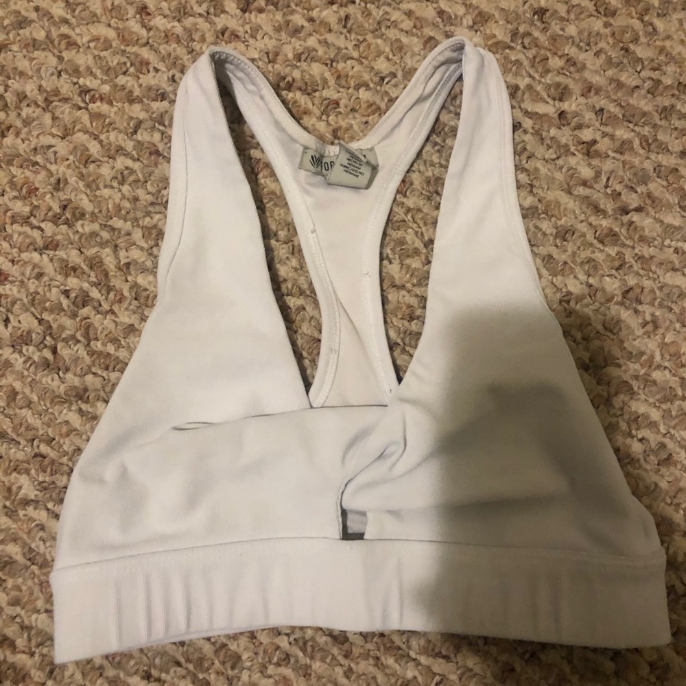 Pink and White sports bras set of 2